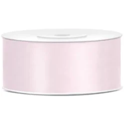 Satinband Ljus Puderrosa 25 mm