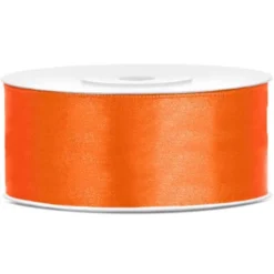 Satinband Orange 25 mm