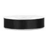 Satinband Svart