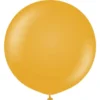 Senapsgula Gigantiska Latexballonger Mustard 2-pack