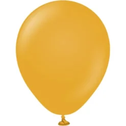 Senapsgula Mini Ballonger Mustard (25-pack)