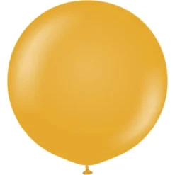 Senapsgula Stora Latexballonger Mustard (2-pack)