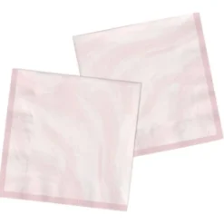 Servetter Marble Pink