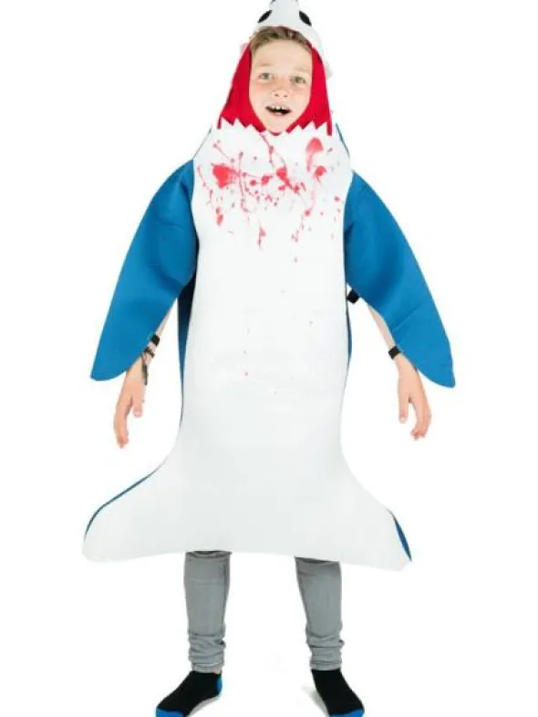 Shark Attack Hajdräkt Barn