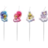 Shimmer and Shine Tårtljus 4-pack