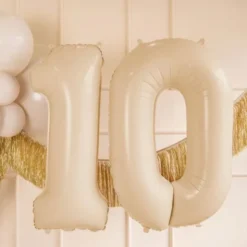 Sifferballong Beige (Siffra 0)