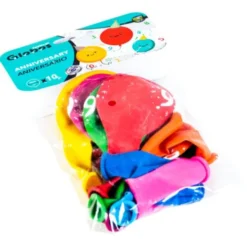 Sifferballonger 9 Färgmix