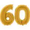 Sifferballong 60 Guld