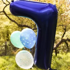 Sifferballong Kejserlig Blå 86 cm (Siffra 0)
