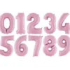 Sifferballong Pastell Rosa (Siffra 0)