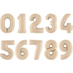 Sifferballong Satin Cream (Siffra 0)