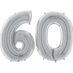Sifferballong 60 Silver