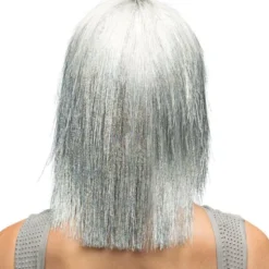 Silver Glitterperuk