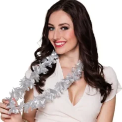 Silver Lei Blomhalsband