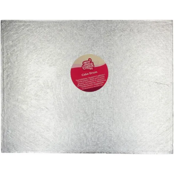 Silver Tårtbricka Rektangel 45 cm