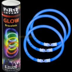 Självlysande Armband Blå (100-pack Blåa)