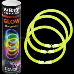 Självlysande Armband Gul (100-pack Gula)