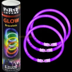 Självlysande Armband Lila (100-pack Lila)