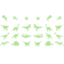 Självlysande Dinosaurier
