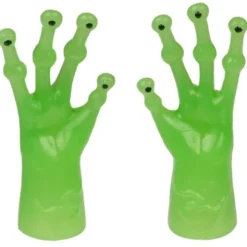 Självlysande Fingerdocka Alienhand 7 cm