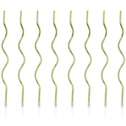 Skruvade Tårtljus Metallic Guld