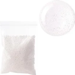 Skumkulor för Ballonger Vit 10g