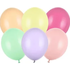 Små Latexballonger Pastellfärger 50-pack