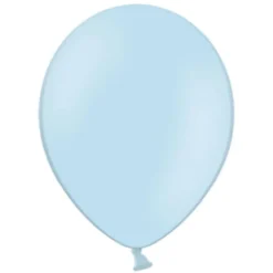 Små Pastell Baby Blå Latexballonger 100-pack