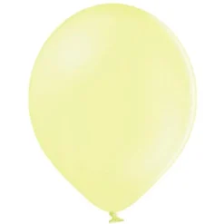 Små Pastell Ljusgula Latexballonger 100-pack