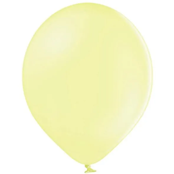 Små Pastell Ljusgula Latexballonger 100-pack
