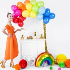 Små Pastell Röda Latexballonger 100-pack