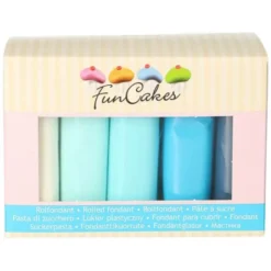 Sockerpasta Blåa Färger 5-pack