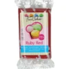 Sockerpasta Ruby Red 250 g