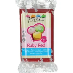 Sockerpasta Ruby Red 250 g
