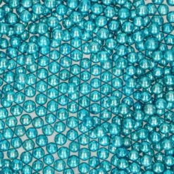 Sockerpärlor Metallic Blå