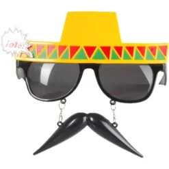 Sombrero Glasögon med Mustasch