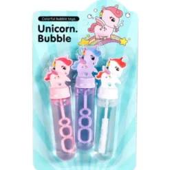 Såpbubblor Enhörning 3x35 ml 14 cm 3-pack
