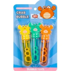 Såpbubblor Krabba 3x35 ml 13 cm 3-pack