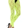 Spets Leggings Neon Grön