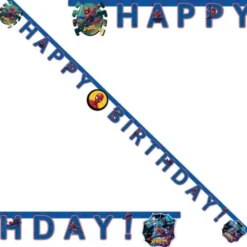 Spiderman Team Up Happy Birthday Banderoll
