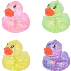 Squeeze Glittrig Badanka Leksak 6 cm