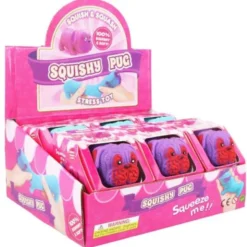 Squeeze Leksak Mops 8,5 cm