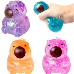 Squishy Glittrig Kapibara Leksak 7,5 cm