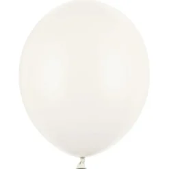 Starka Ballonger Elfenbensvit Pastell 23 cm 100-pack