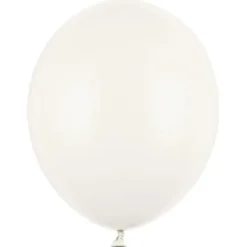 Starka Ballonger Elfenbensvit Pastell 30 cm 100-pack