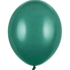 Starka Ballonger Flaskgrön Pastell 27 cm (10-pack)