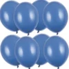 Starka Ballonger Marinblå Pastell 12 cm 100-pack