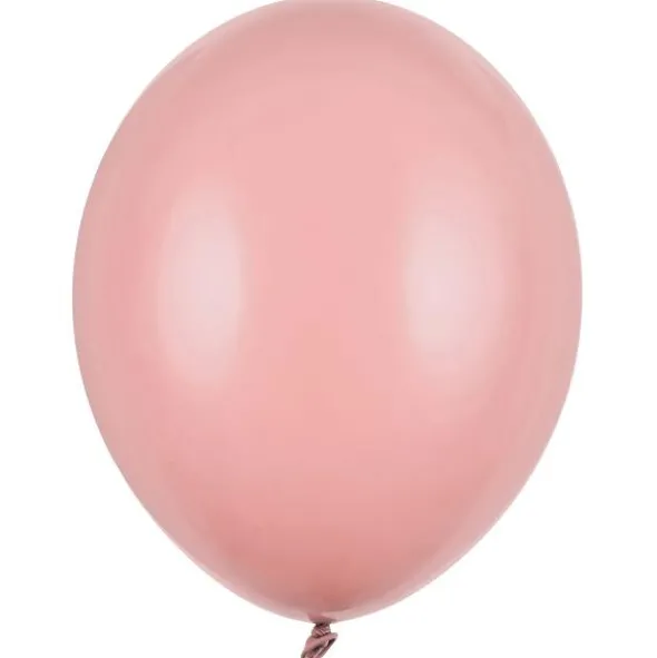 Starka Ballonger Mörk Dammrosa Pastell 27 cm 100-pack