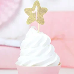 1st Birthday Party Picks Guld