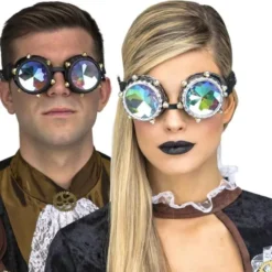Steampunk Glasögon Skimrande